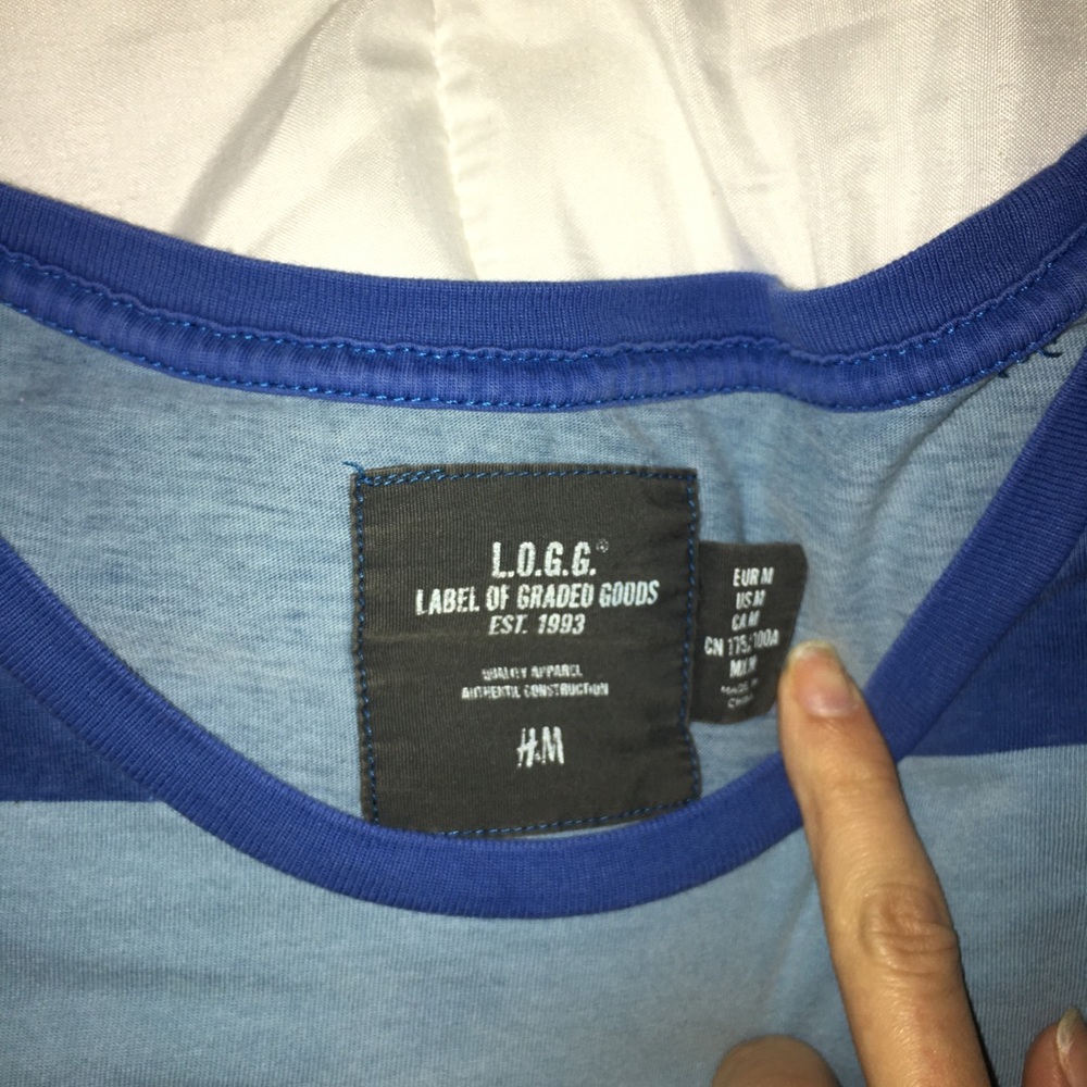 Blue stripped T-shirt! In great condition!